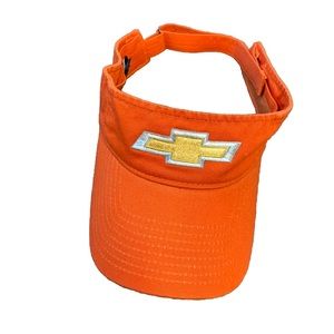 Chevy Chevrolet Logo Visor Hat Mens One Size‎ Cap Adult Golf Car Hunting Orange